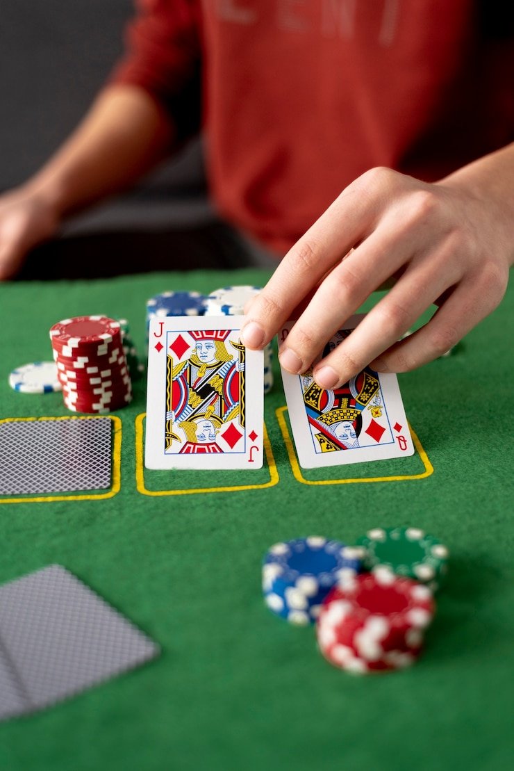 Antarmuka permainan Nolimit City dengan grid simbol dan kontrol taruhan